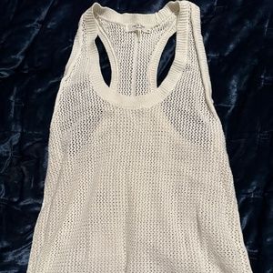 Rag & Bone Knit Mesh Racerback Tank
